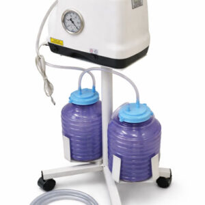 Aspirador Cirúrgico Elétrico Com RodÍzios Até 24l/Min. Bivolt Chaveado - Modelo MRM300C2 - 2x3 Litros - Marca Aspiravida