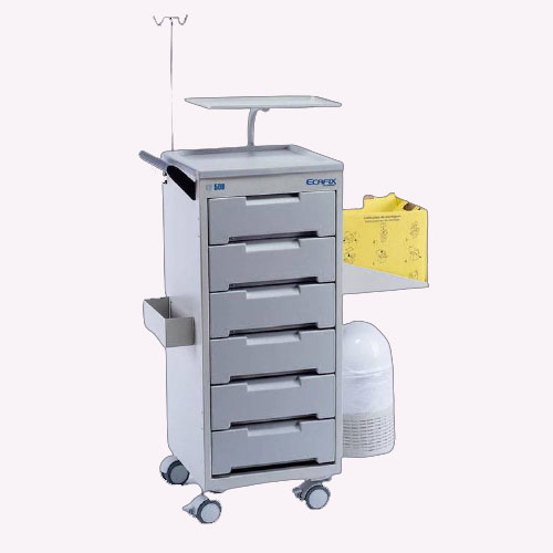 Carro de Medicamentos e Instrumentos Mod. CP-500 - Ecafix