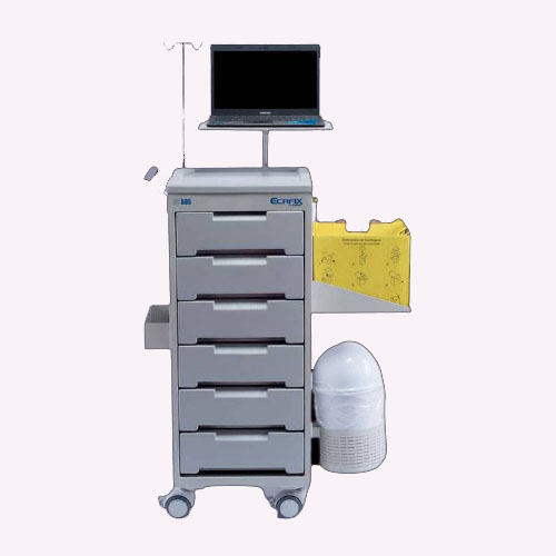 Carro de Medicamentos e Instrumentos Mod. CP-500 - Ecafix - Imagem 2