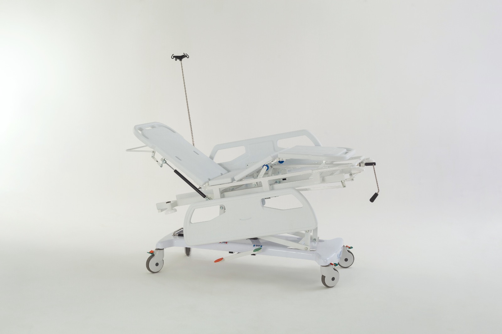 Carro Maca com Regulagem de Altura e Cabeceira Leito - ABS - Mod. HT203ABS - HT - Imagem 4