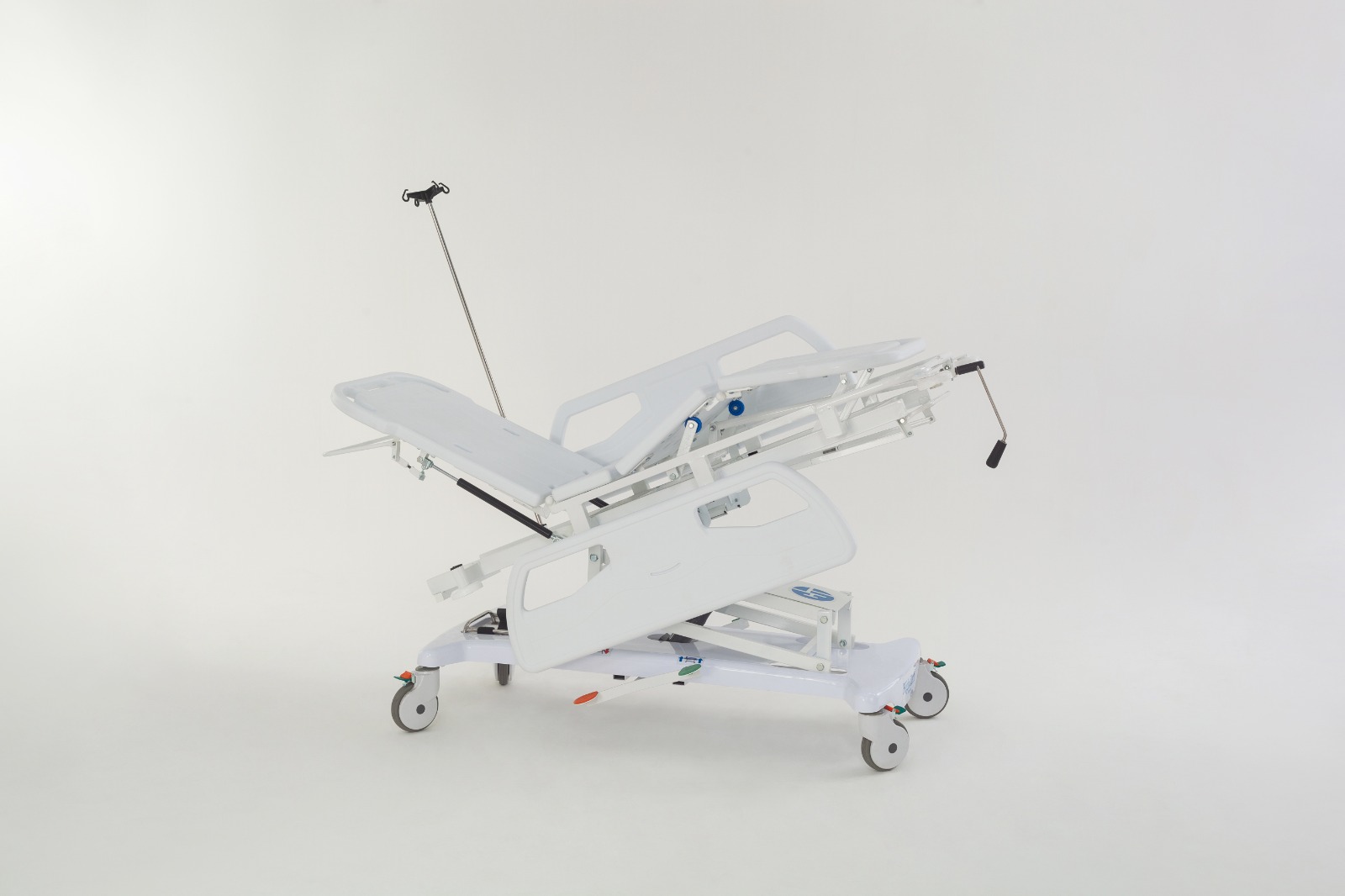 Carro Maca com Regulagem de Altura e Cabeceira Leito - ABS - Mod. HT203ABS - HT - Imagem 5