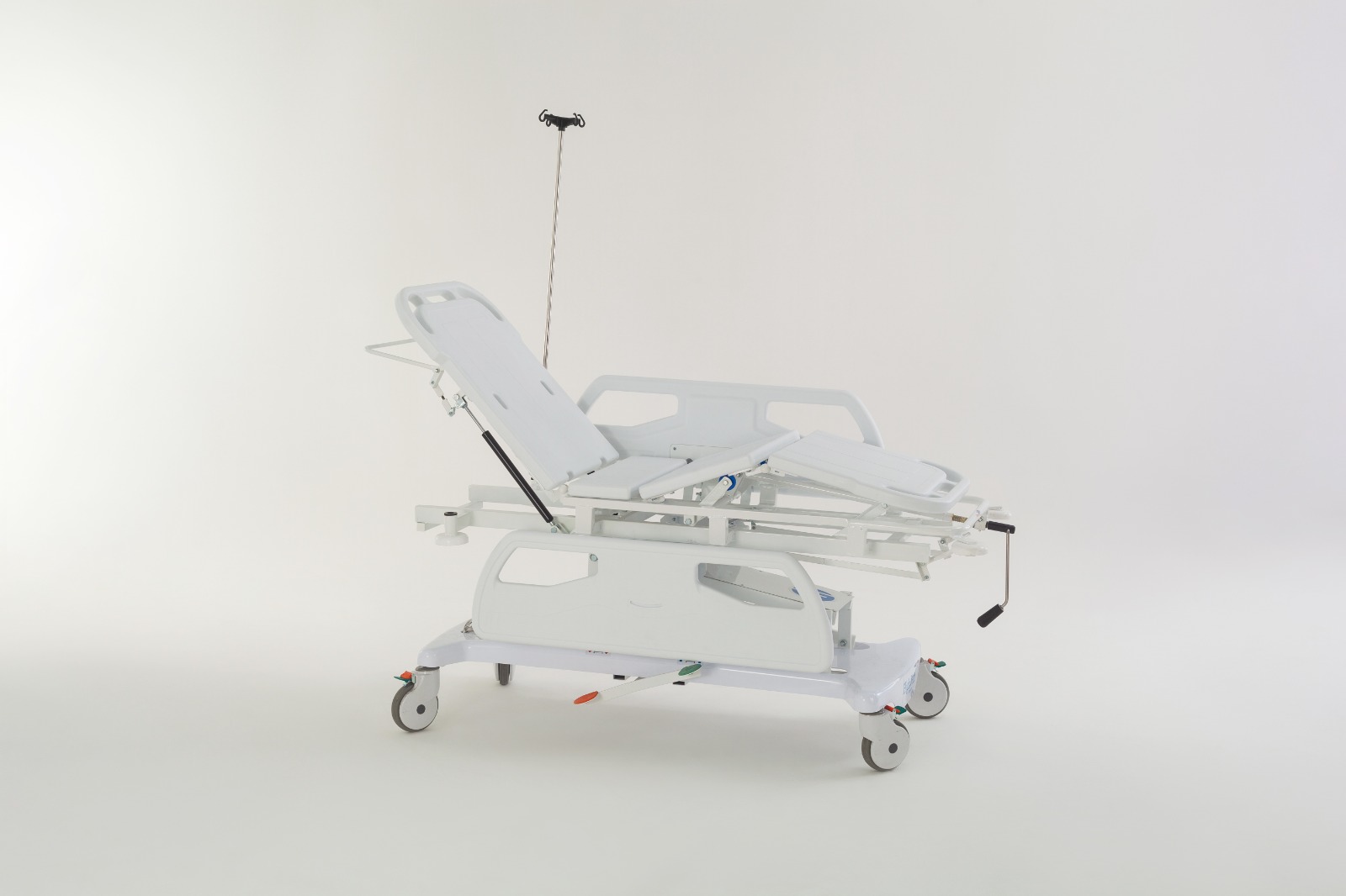 Carro Maca com Regulagem de Altura e Cabeceira Leito - ABS - Mod. HT203ABS - HT - Imagem 6